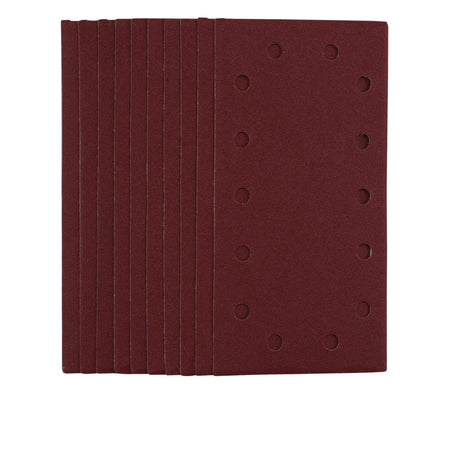 1/2 Sanding Sheets with Hook and Loop, 115 x 230mm, 120 Grit (Pack of 10): Model No. SSA5