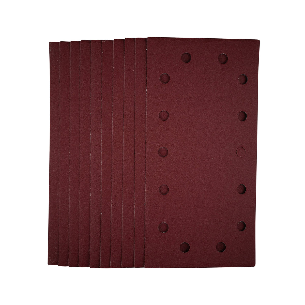 1/2 Sanding Sheets with Hook and Loop, 115 x 230mm, 240 Grit (Pack of 10): Model No. SSA5