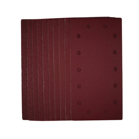 1/2 Sanding Sheets with Hook and Loop, 115 x 230mm, Assorted Grit (Pack of 10): Model No. SSA5