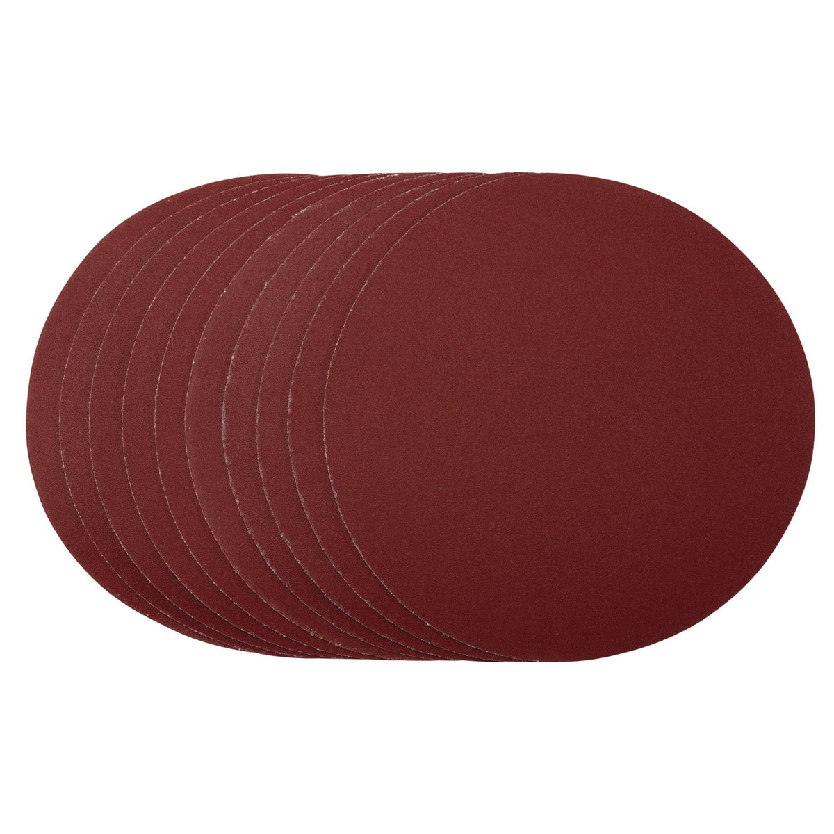 Sanding Discs, 180mm, Hook & Loop, 240 Grit, (Pack of 10): Model No. SDHAL180