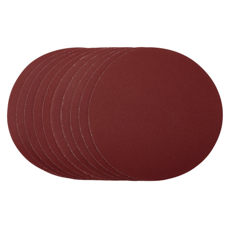 Sanding Discs, 180mm, Hook & Loop, 240 Grit, (Pack of 10): Model No. SDHAL180