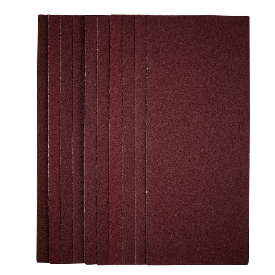 1/2 Sanding Sheets, 115 x 280mm, 80 Grit (Pack of 10): Model No. SSA6
