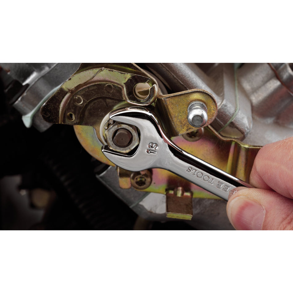 DRAPER 7 Piece Hi-Torq ; Metric Stubby Combination Spanner Set: Model No.8226/7/MM