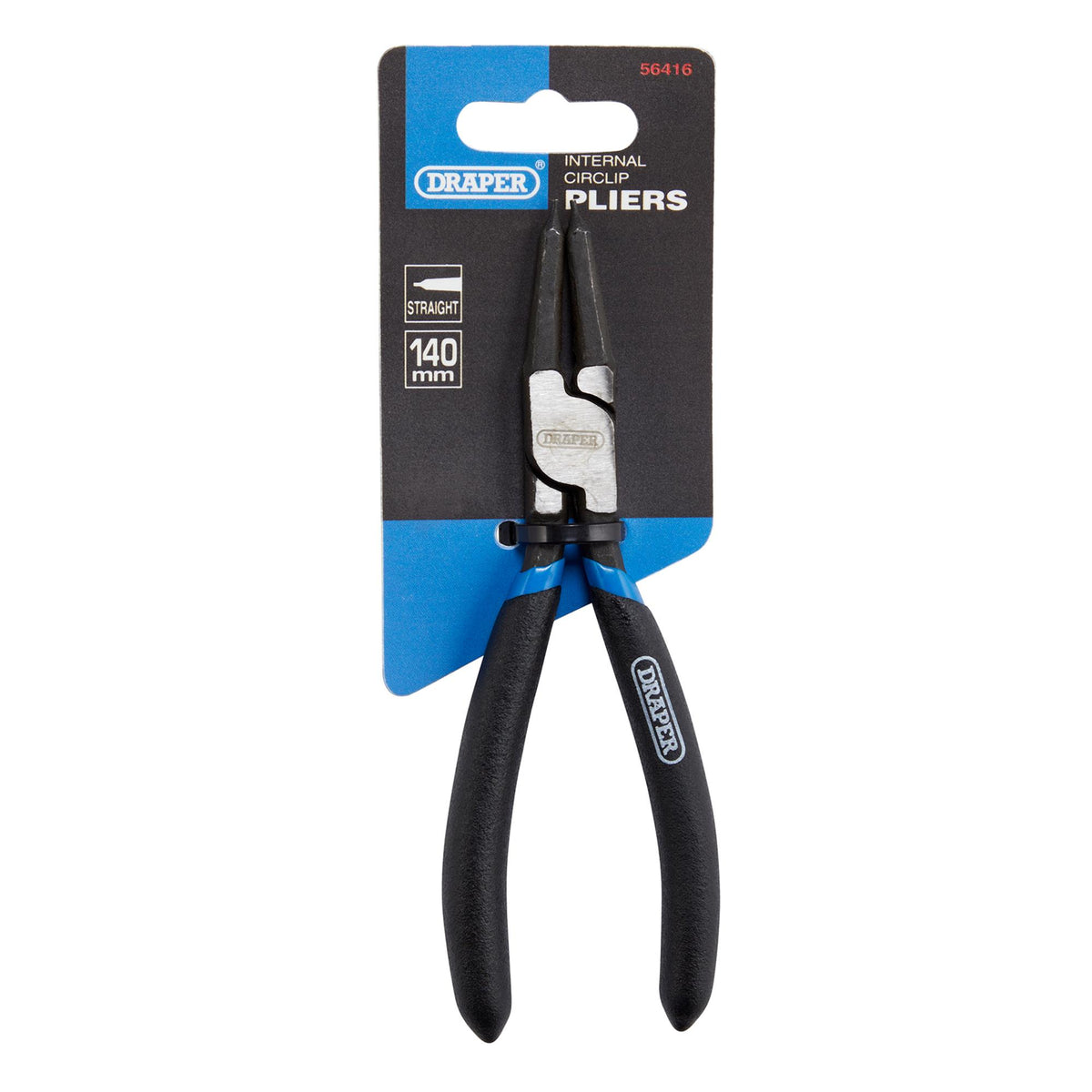 DRAPER 140mm Internal Straight Circlip Pliers: Model No.49/INT