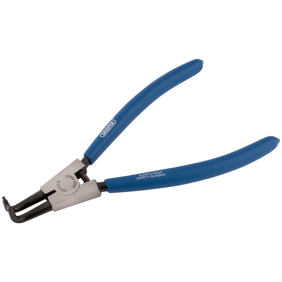 DRAPER 200mm External Circlip Pliers with 90deg; Tips: Model No.49/EXT