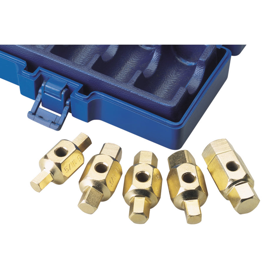 DRAPER 5 Piece Drain Plug Key Set: Model No.DPK/SET