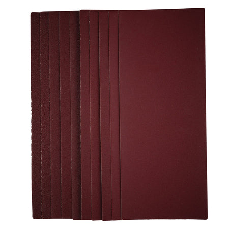 1/2 Sanding Sheets, 115 x 280mm, Assorted Grit (Pack of 10): Model No. SSA6