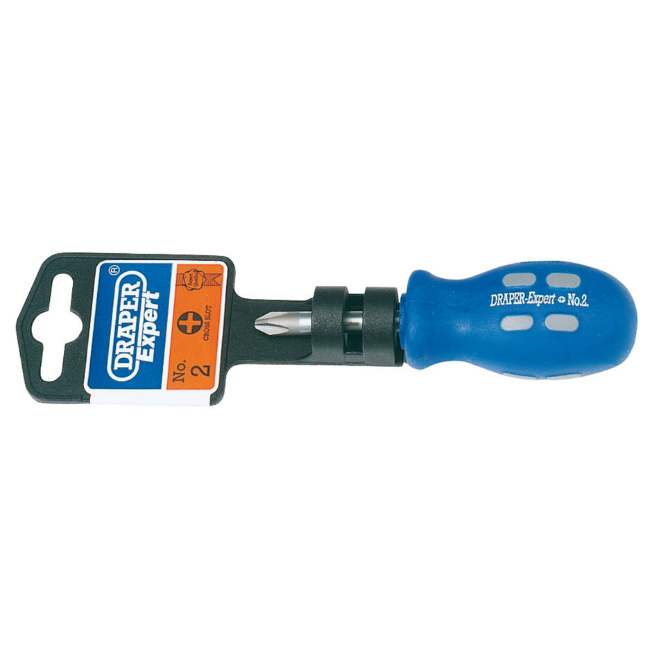 DRAPER Expert No 2 x 38mm Cross Slot Mechanics Screwdriver (Display Packed): Model No.870CS