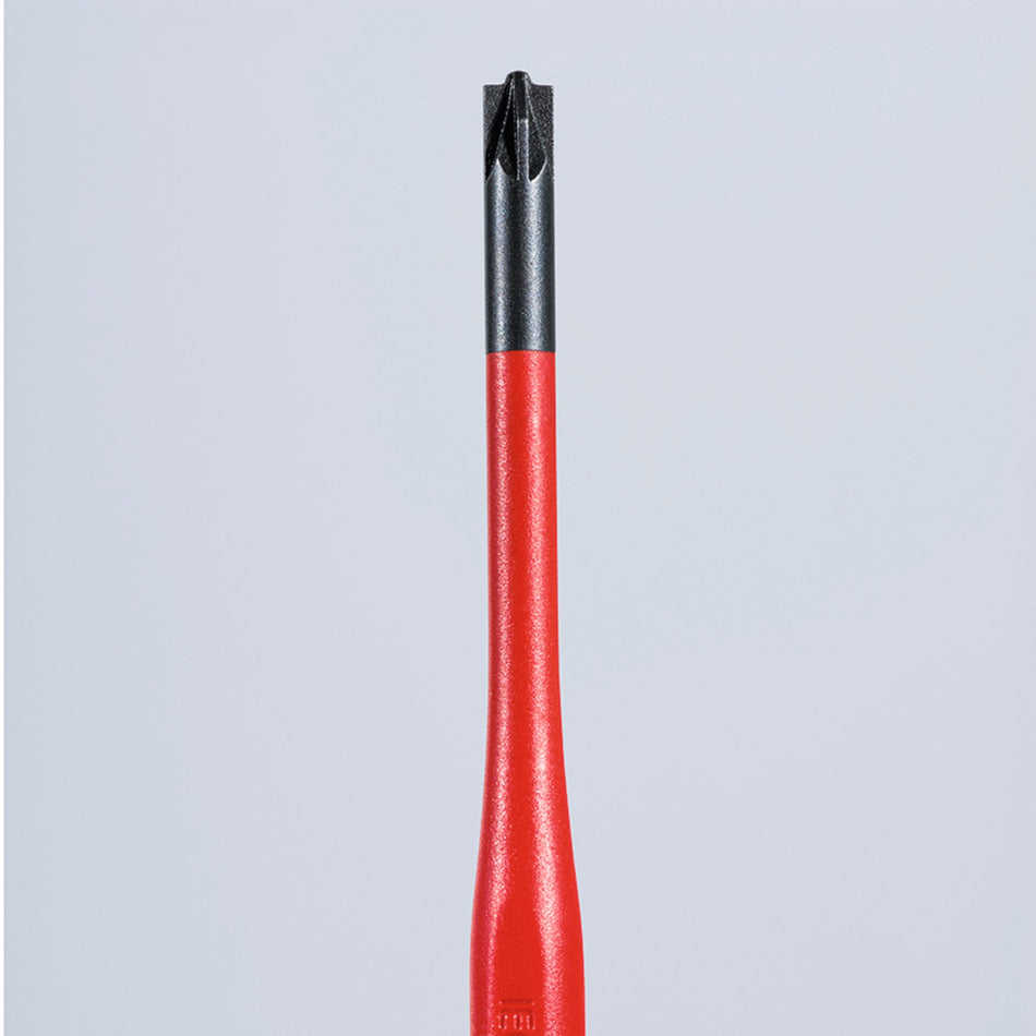 KNIPEX 98 25 01 VDE Insulated Pozidriv Screwdriver, PZ1 x 80mm: No.98 25 01