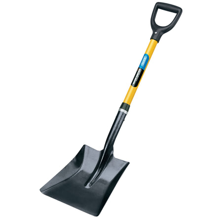 DRAPER Fibreglass Shafted Square Mouth Builders Shovel: Model No.BSFG