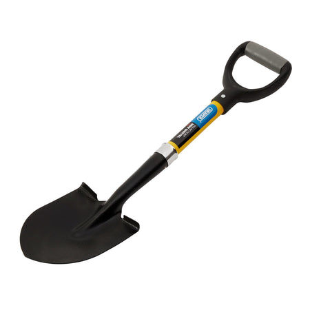 DRAPER Round Point Mini Shovel with Fibreglass Shaft: Model No.BSRPFG