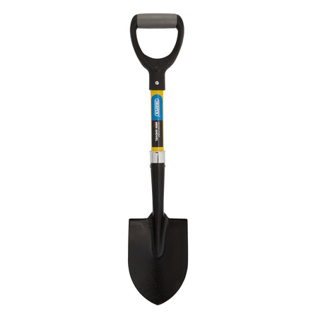 DRAPER Round Point Mini Shovel with Fibreglass Shaft: Model No.BSRPFG