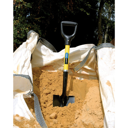 DRAPER Round Point Mini Shovel with Fibreglass Shaft: Model No.BSRPFG