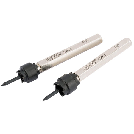DRAPER 3/8in. and 5/16in. Spot Weld Cutter Set: Model No.SWC1