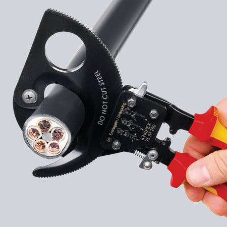 Knipex 250mm VDE Heavy Duty Cable Cutter : Model No.95 36 250