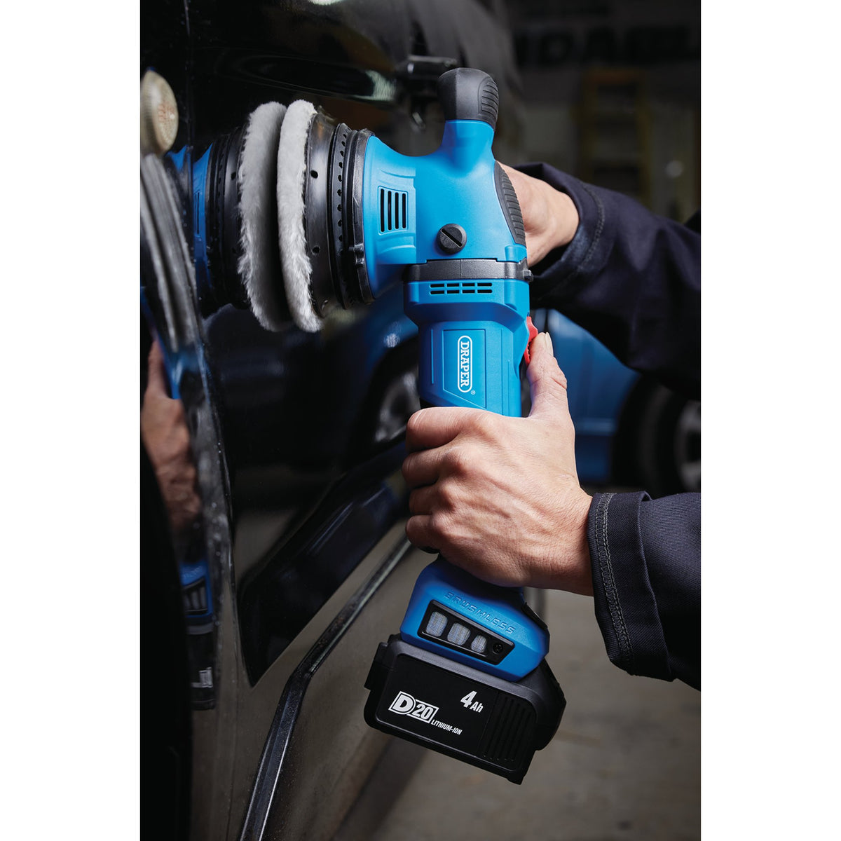 D20 20V Brushless Random Orbit Polisher, 125mm (Sold Bare) : Model No. D20ROP