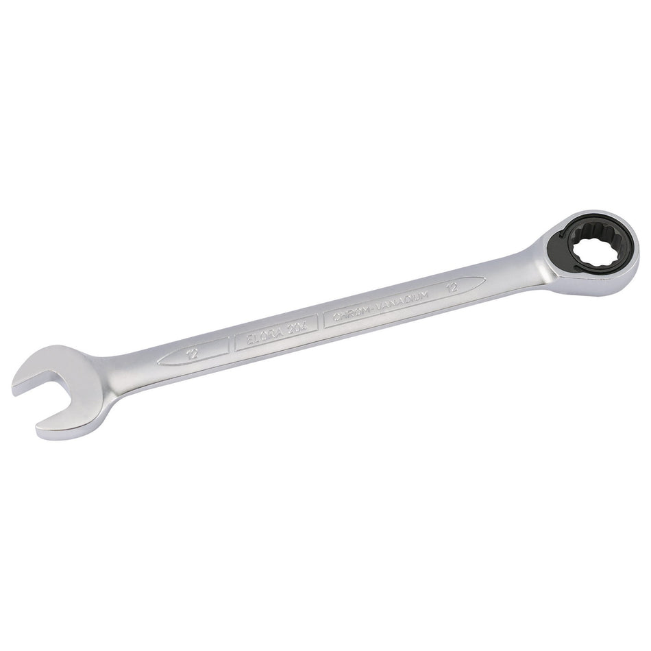 Metric Ratcheting Combination Spanner (12mm): Model No.204