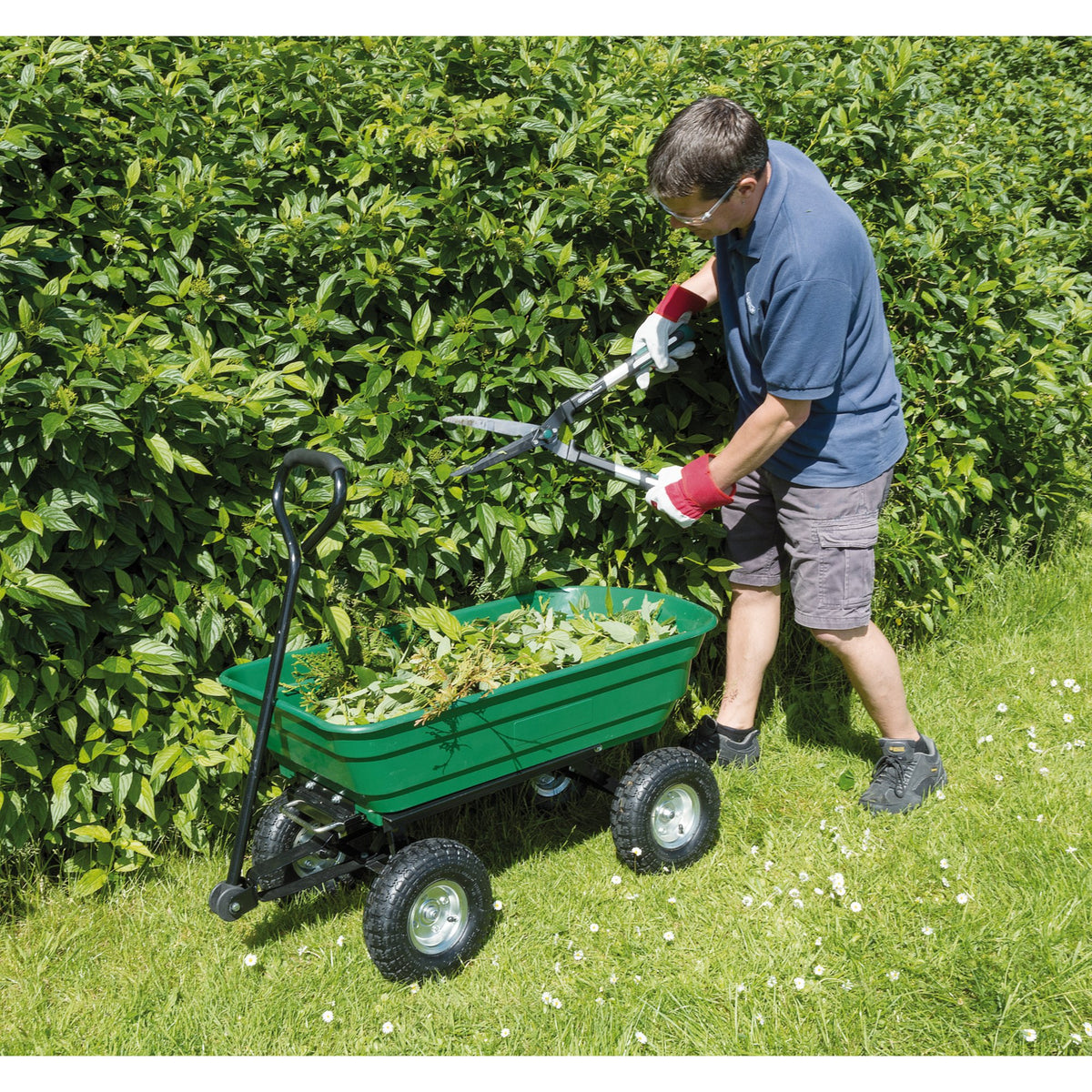 DRAPER Gardeners Cart with Tipping Feature: Model No.GTC