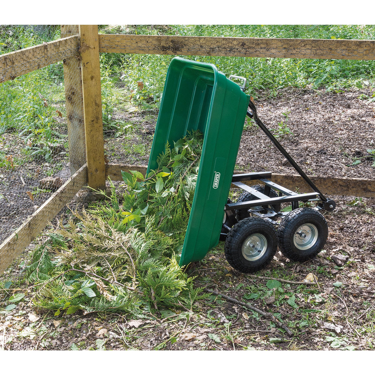 DRAPER Gardeners Cart with Tipping Feature: Model No.GTC