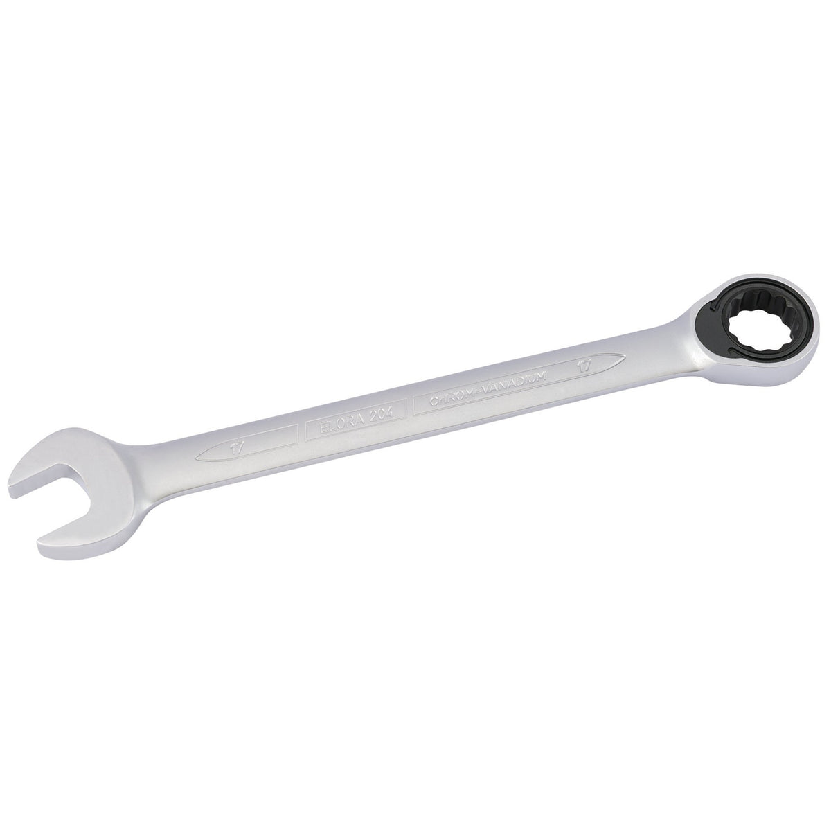 Metric Ratcheting Combination Spanner (17mm): Model No.204
