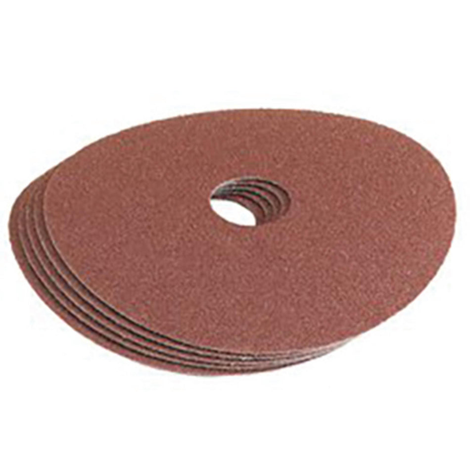 DRAPER 115mm 36Grit Aluminium Oxide Sanding Disc Pack of 5: Model No.APT10