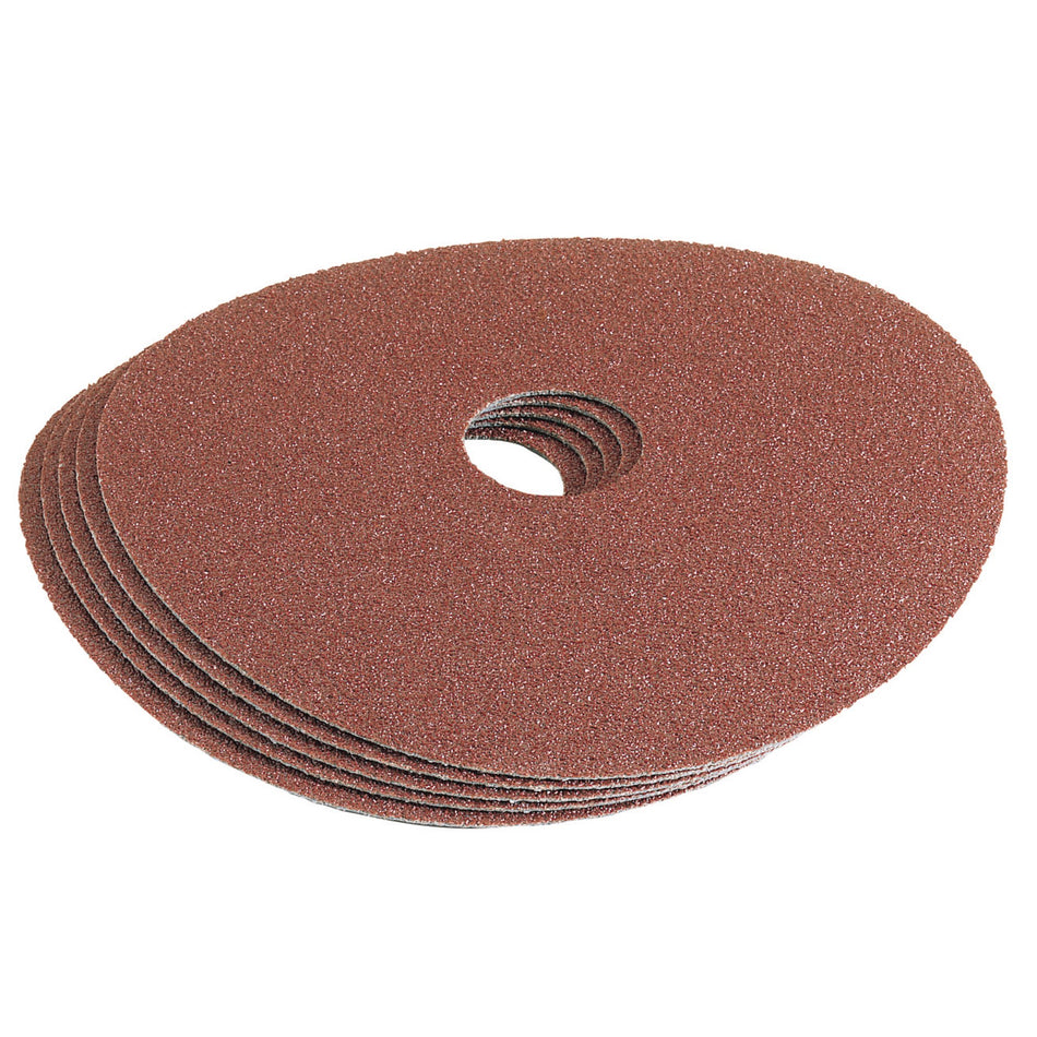DRAPER 115mm 60Grit Aluminium Oxide Sanding Disc Pack of 5: Model No.APT10