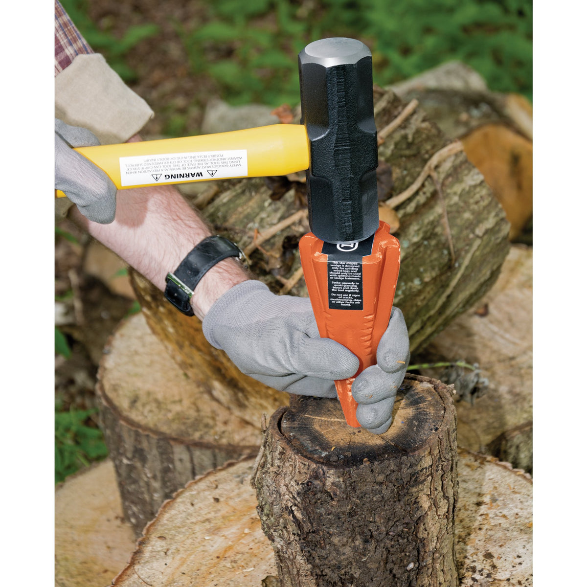 DRAPER 2.7kg Log Splitting Star Wedge: Model No.LSW/R