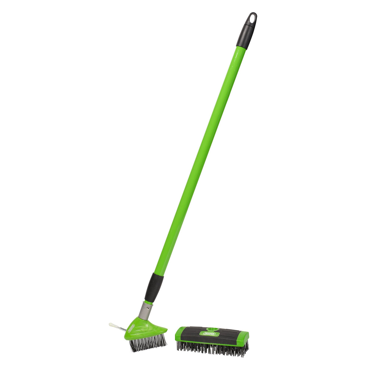 DRAPER Paving Brush Set with Twin Heads and Telescopic Handle: Model No.PHWB/SET