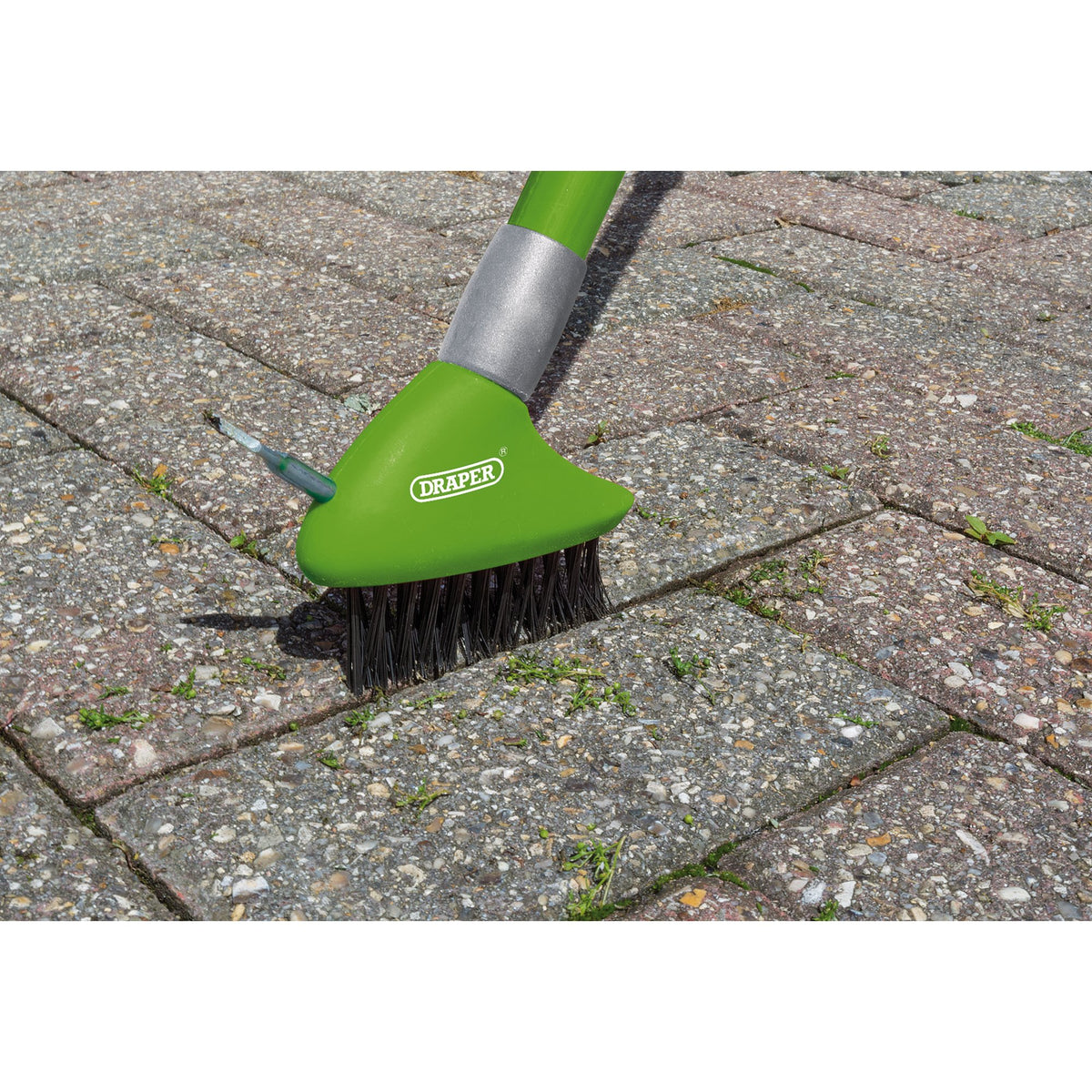 DRAPER Paving Brush Set with Twin Heads and Telescopic Handle: Model No.PHWB/SET