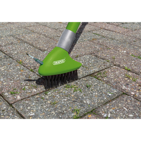 DRAPER Paving Brush Set with Twin Heads and Telescopic Handle: Model No.PHWB/SET