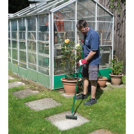 DRAPER Paving Brush Set with Twin Heads and Telescopic Handle: Model No.PHWB/SET