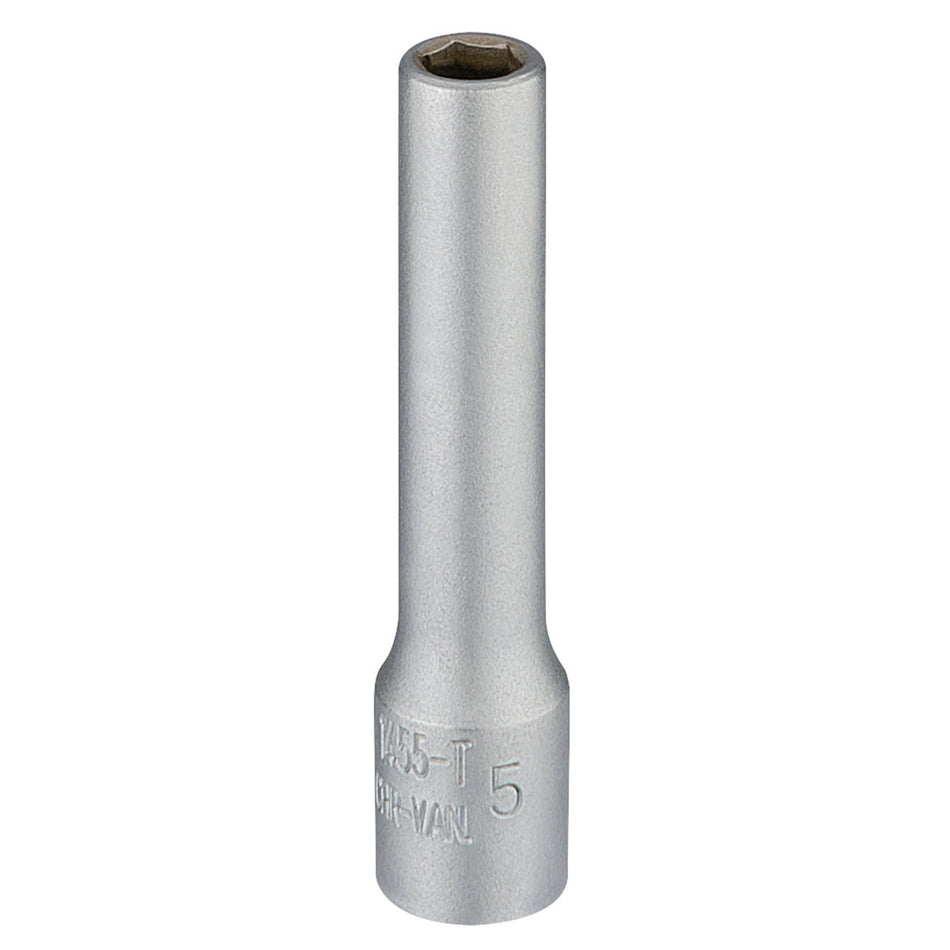 5mm 1/4in. Square Drive Deep Socket: Model No.1455-T