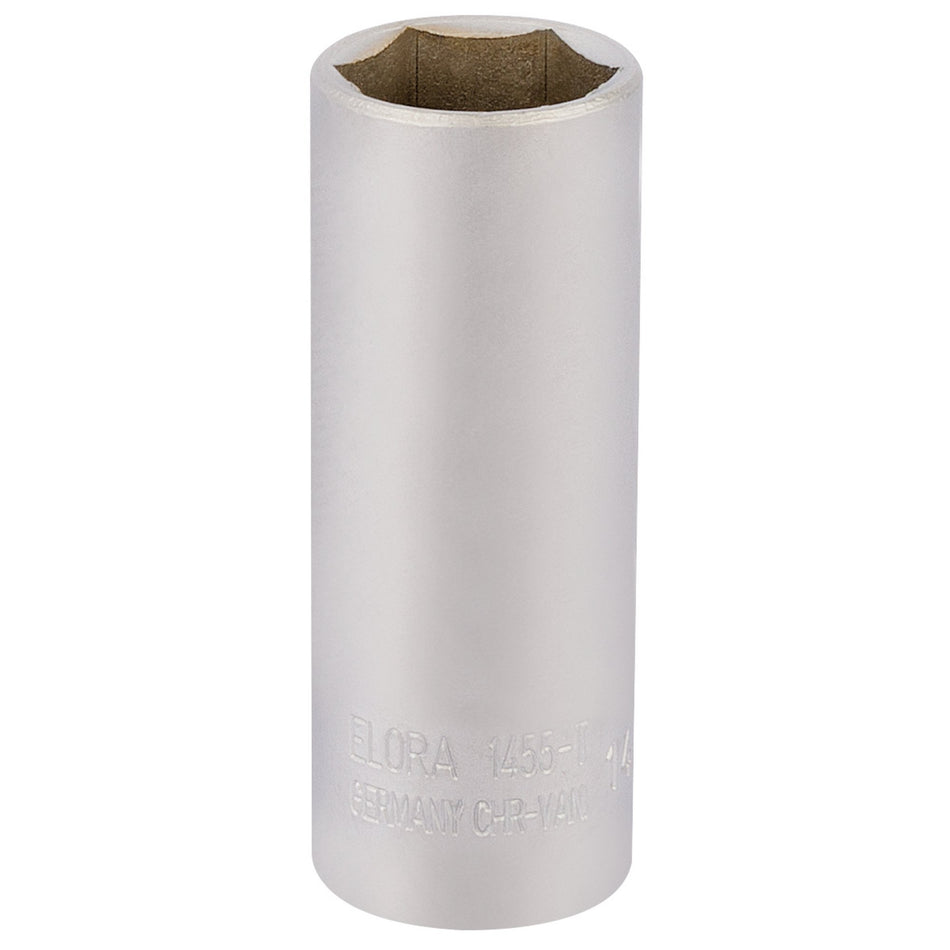 14mm 1/4in. Square Drive Deep Socket: Model No.1455-T