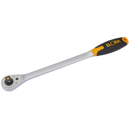 375mm 1/2in. Square Drive Quick Release Soft Grip Reversible Ratchet: Model No.770-L115F