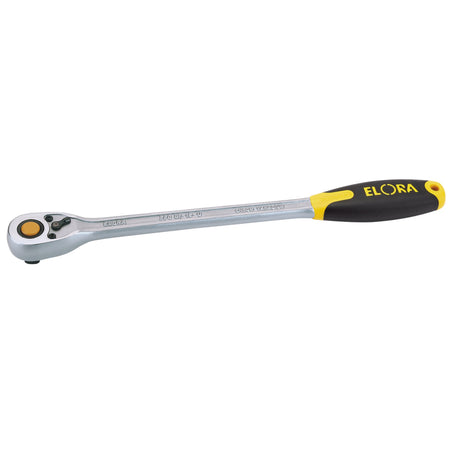 375mm 1/2in. Square Drive Quick Release Soft Grip Reversible Ratchet: Model No.770-L115F