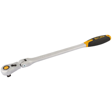 430mm 1/2in. Square Drive Quick Release Soft Grip Ratchet with Flexible Head: Model No.770-L115GF
