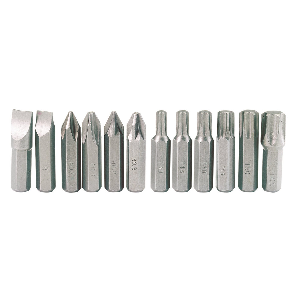DRAPER 12 Piece Impact Screwdriver Bit Set: Model No.2800M/12