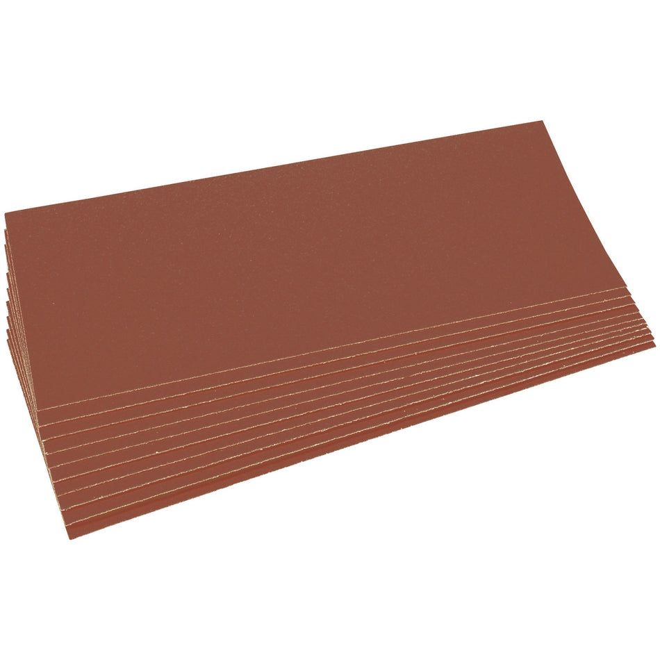 DRAPER Ten 280 x 115mm Aluminium Oxide Sanding Sheets: Model No.APT18