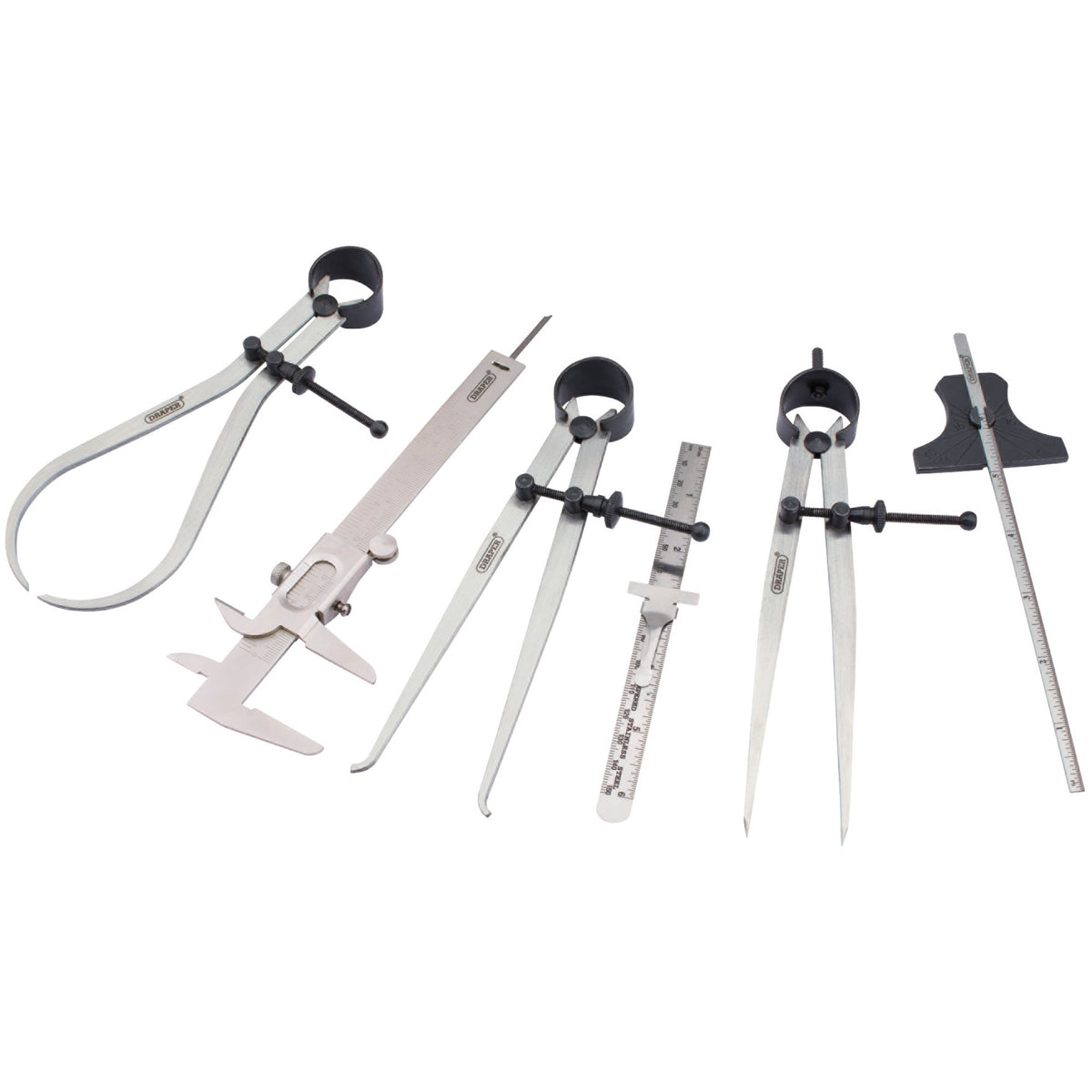 DRAPER 6 Piece Measuring Set: Model No.MS-6