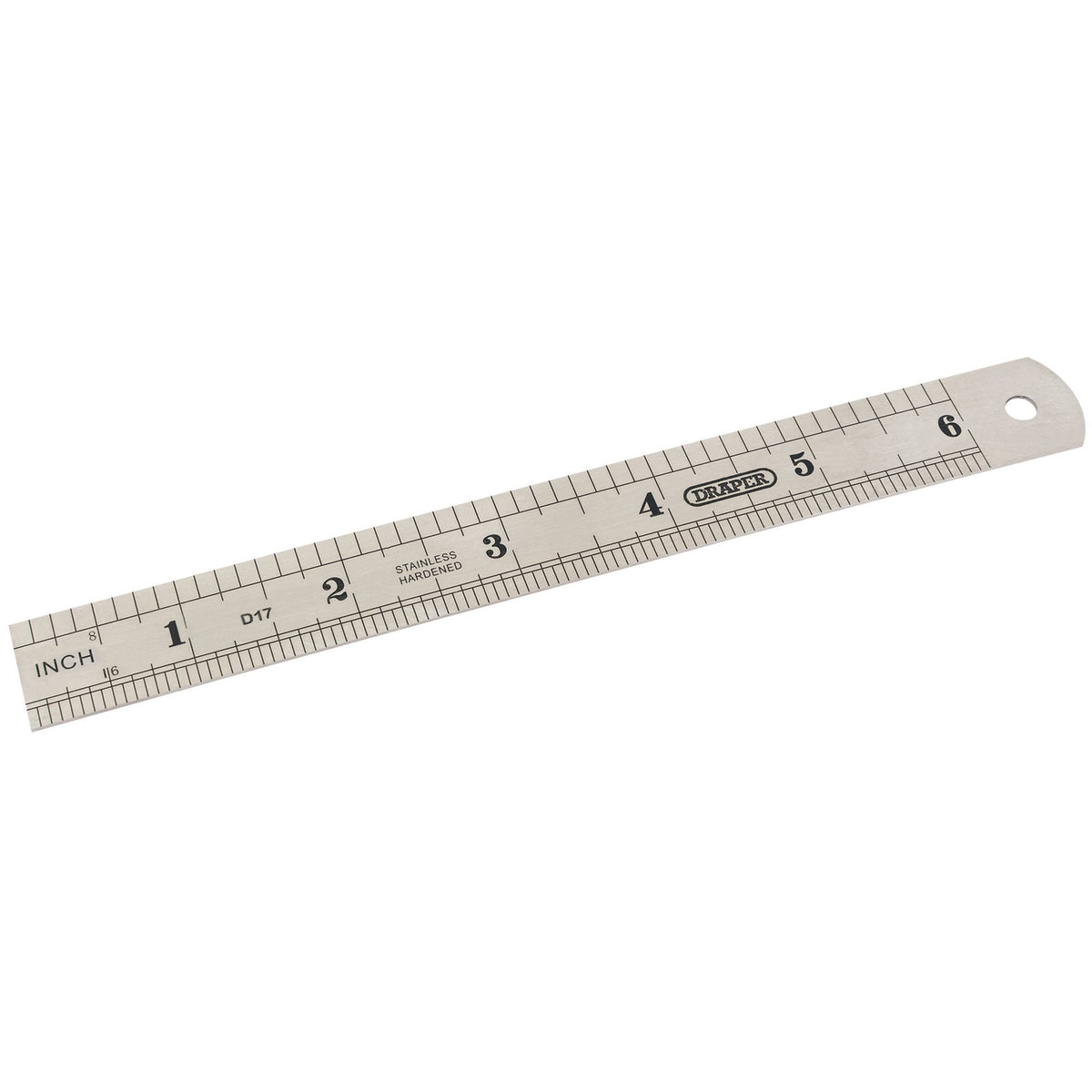 DRAPER 150mm/6in. Steel Rule: Model No.D17