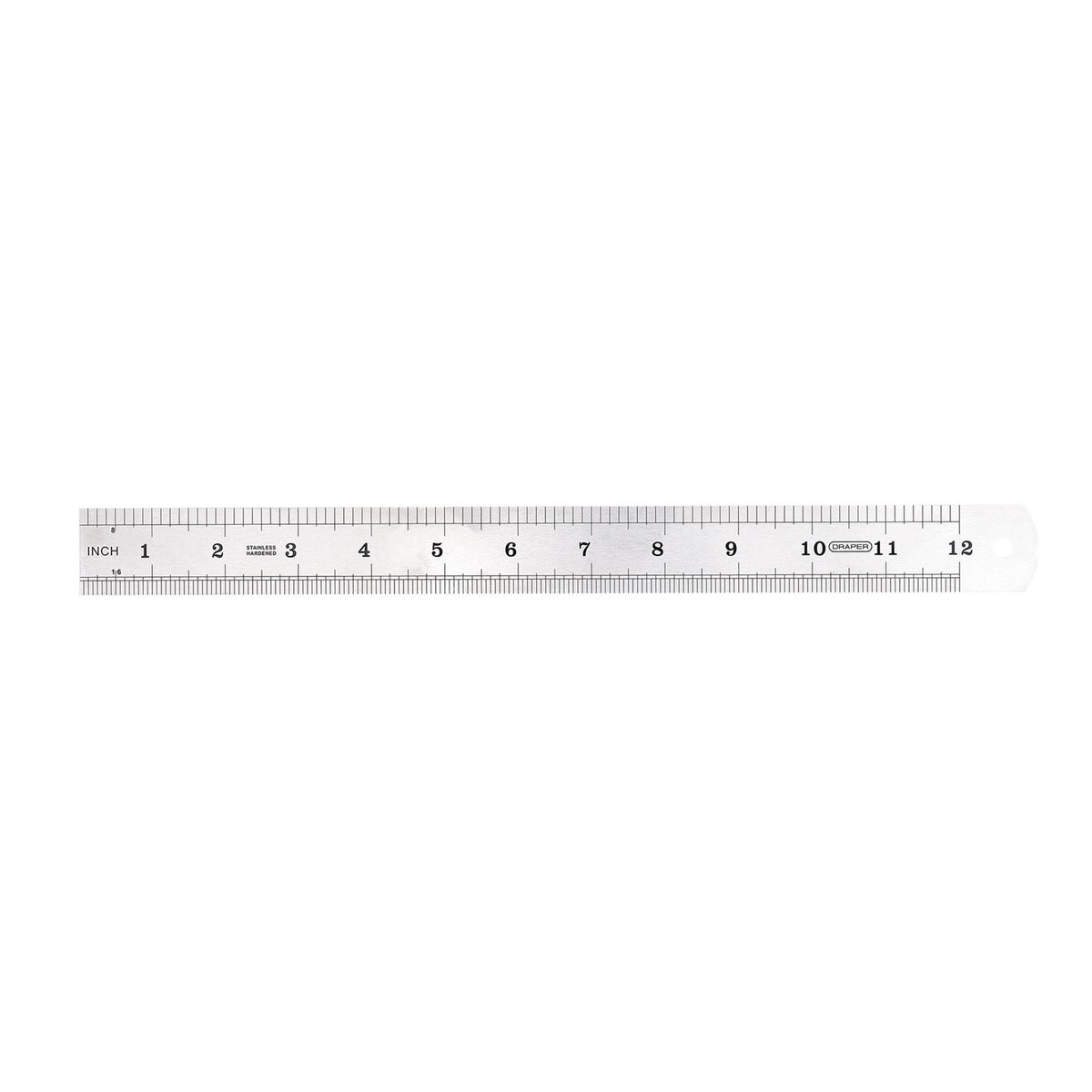 DRAPER 300mm/12in. Steel Rule: Model No.D18