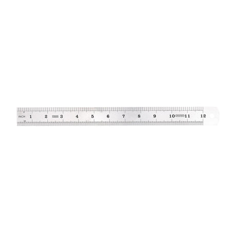 DRAPER 300mm/12in. Steel Rule: Model No.D18