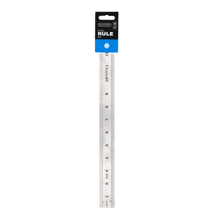 DRAPER 300mm/12in. Steel Rule: Model No.D18