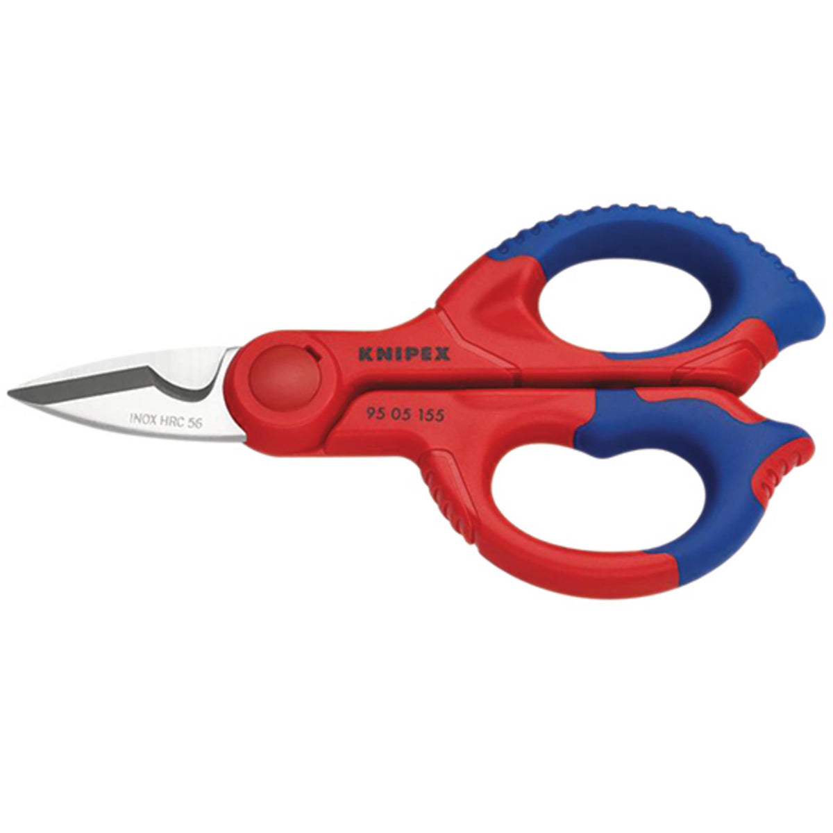 DRAPER Knipex 15mm Electricians Cable Shears: Model No.95 05 155SB