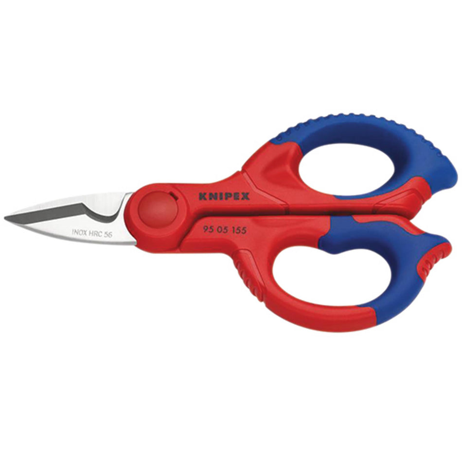 DRAPER Knipex 15mm Electricians Cable Shears: Model No.95 05 155SB
