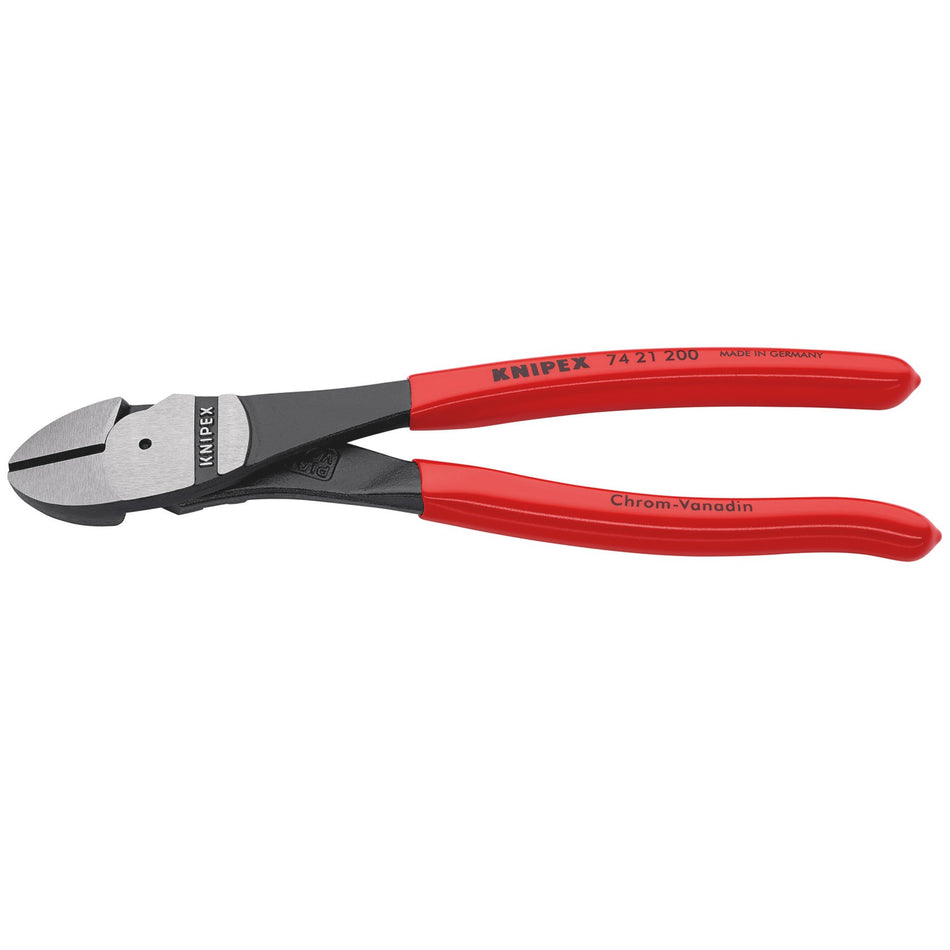 Knipex 200mm High Leverage Diagonal Side Cutter : Model No.74 21 200