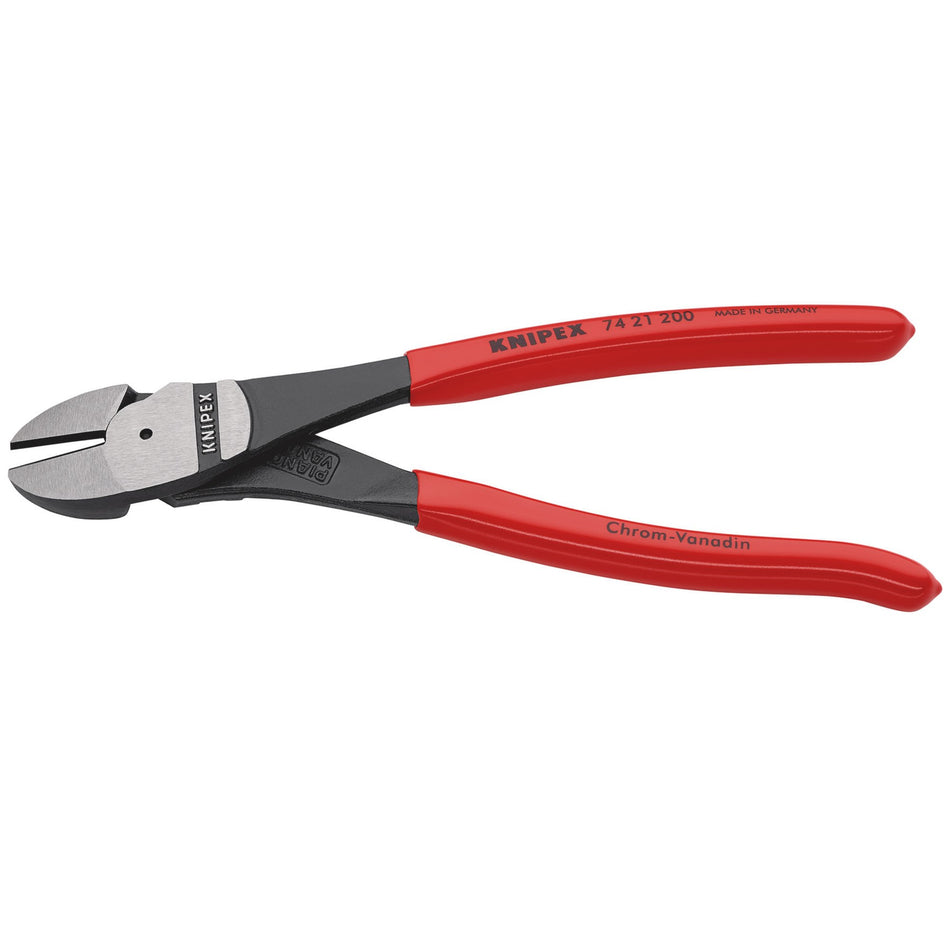Knipex 200mm High Leverage Diagonal Side Cutter : Model No.74 21 200