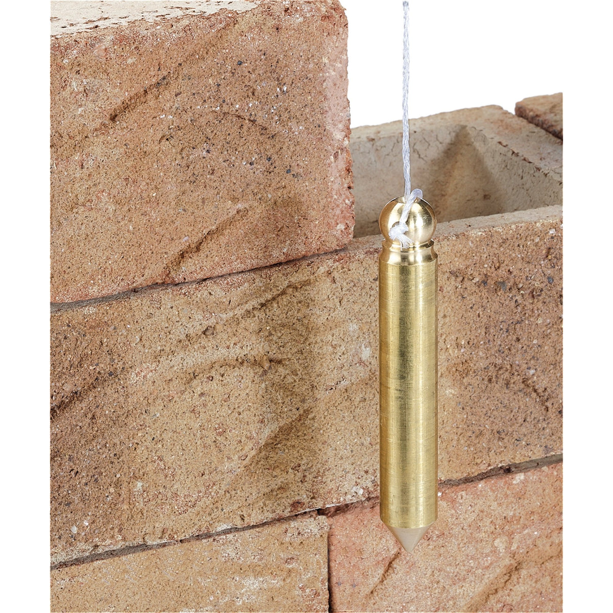 DRAPER Expert 100G Brass Plumb Bob with 5M (Approx) Nylon Line: Model No.5188A