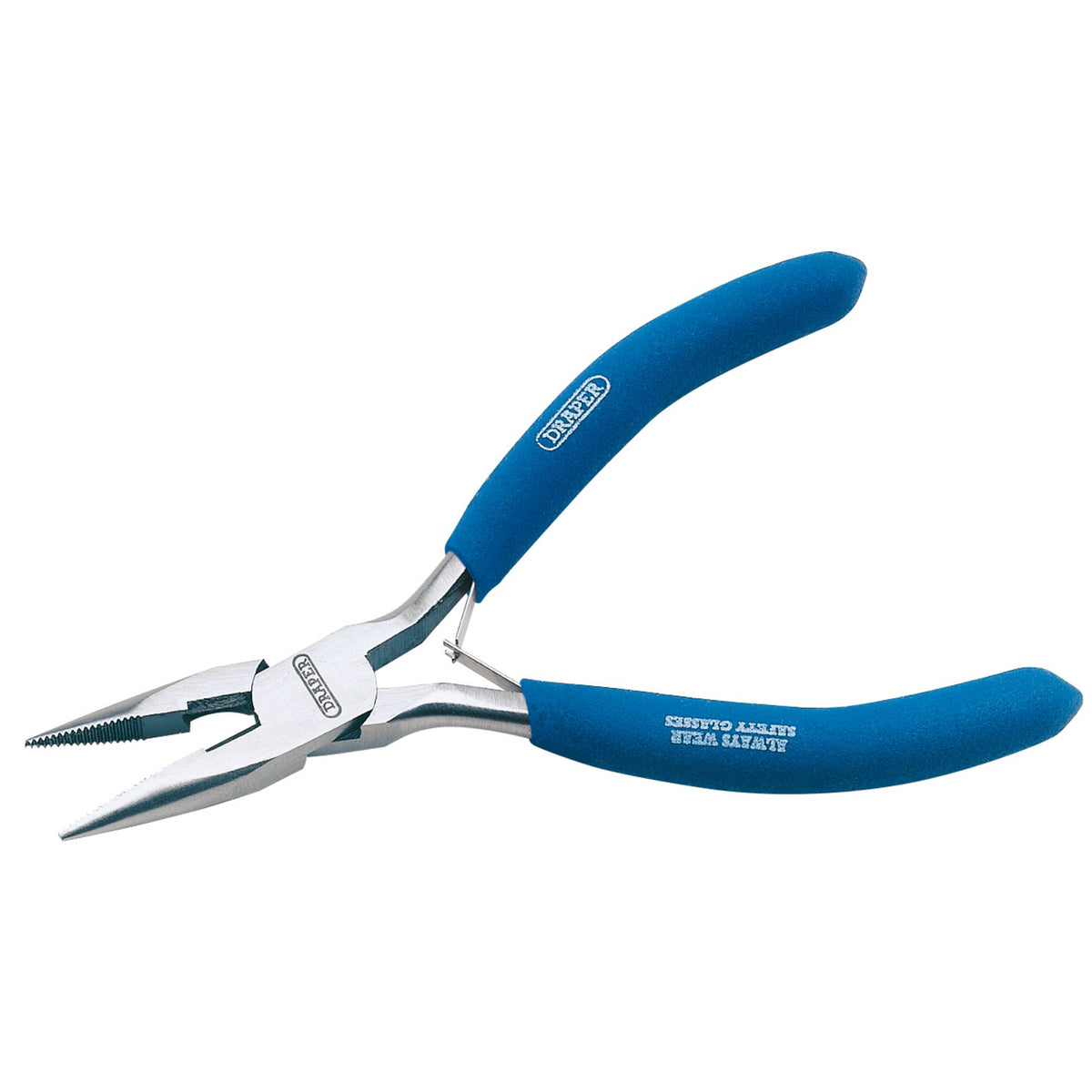 DRAPER 125mm Carbon Steel Long Nose Pliers: Model No.38A