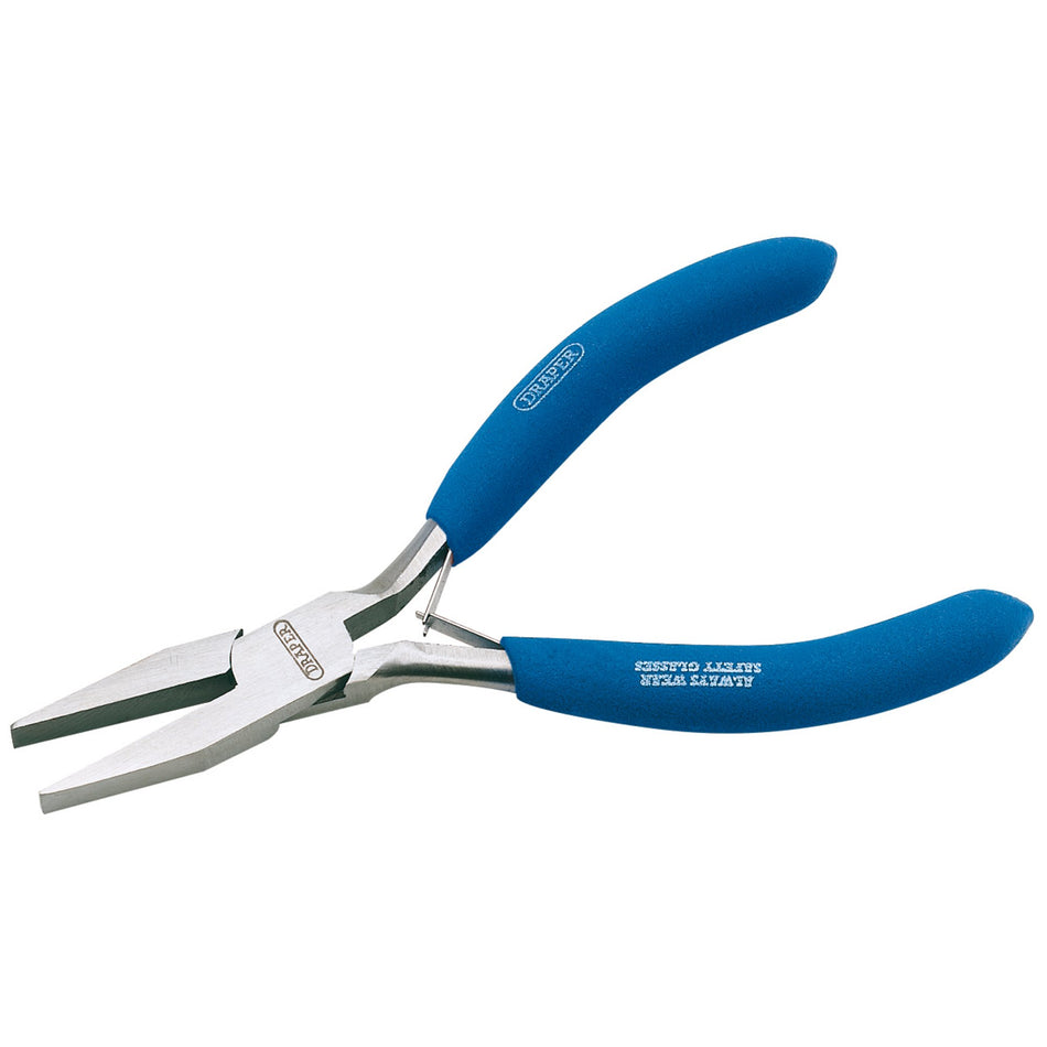 DRAPER 125mm Carbon Steel Flat Nose Pliers: Model No.38A